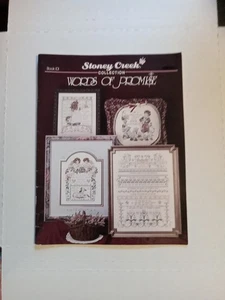 Words of Promise Cross Stitch Leaflet 101 Stoney Creek 1992 Loving Angels Lamb - Picture 1 of 6