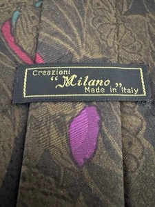 Vintage Creazion “Milano” Tie Made in Italy – New Without Tags – 58" Long - Picture 1 of 6