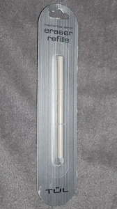 TUL Mechanical Pencil Eraser Refills Pack of 3, White NEW - Picture 1 of 1