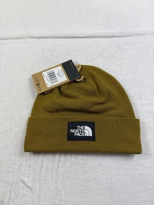 NUEVO CON ETIQUETAS THE NORTH FACE Big Box Hombre Puño Tejido Gorro Sombrero-OSFM $30 Verde Musgo Foto 1 de 4