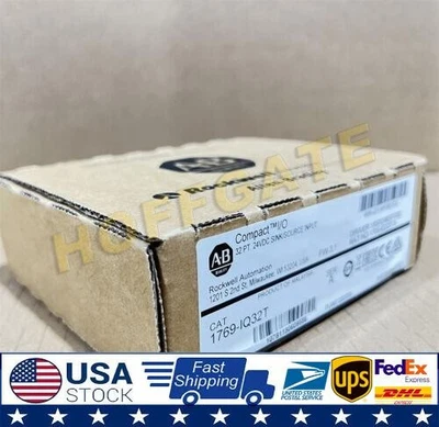 New Sealed AB 1769-IQ32T Compact I/O 32Pt 24VDC Input Module 1769IQ32T - Image 1 of 3
