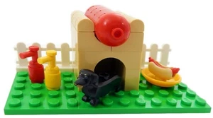 NEW LEGO DACHSHUND in WEINER DOG HOUSE city town animal hot doghouse - Picture 1 of 1