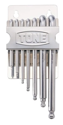 TONE SUS Long Ball Point L-Shaped Wrench Set SBL700, 7-Piece Set - Image 1 of 4