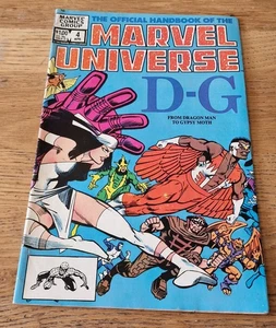 Official Handbook of the Marvel Universe #4 MARVEL Comics 1983 - Imagen 1 de 9