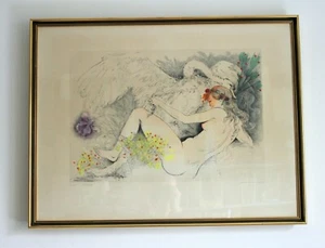 Lithographie Amandine Doré (1912-2011) Léda Épreuve numéroté 91/100, Signé - Picture 1 of 5