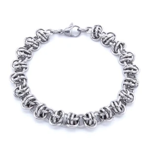 T and CO Stainless Steel Men Bracelet 10mm Miami Cuban Link 8" High Polish - Picture 1 of 4