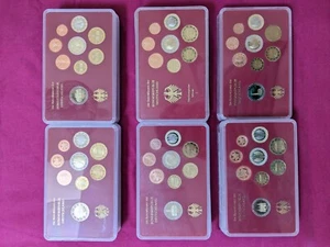 Germany proof euro coin sets 2005 - 2010 - Picture 1 of 8