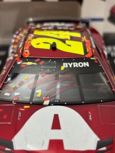 SIGNED NASCAR 2024 WILLIAM BYRON #24 MARTINSVILLE WIN AXALTA HMS 40th 1:24 CAR - Picture 1 of 8