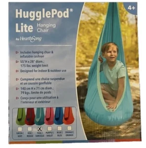 ⚡️HugglePod Lite Indoor Outdoor Hanging Hammock Chair, Durable Lightweight Red⚡️ - Picture 1 of 4