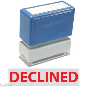 Declined - JYP PA1040 Pre-Inked Rubber Stamp (Red Ink) - Picture 1 of 2