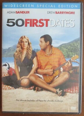 50 First Dates DVD Staring Drew Barrymore & Adam Sandler Foto 1 de 4