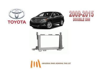 2009-2015 TOYOTA VENZA DASH INSTALL KIT for CAR STEREO, with Tool Set - Image 1 of 2