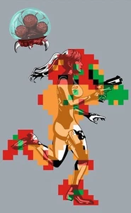 Metroid/Samus Aran Nintendo Pop Art Signed Ltd. Ed. Print by John Lathrop - Picture 1 of 8