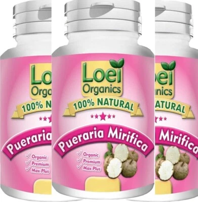 ORGANIC PURE PUERARIA MIRIFICA Herbal 1000mg Breast Enlargement (3 Pack) US Sell - Image 1 of 3