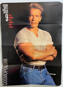 Poster 1999 Arnold Schwarzenegger Cosmopolitan 21x29 Folded - Picture 1 of 2