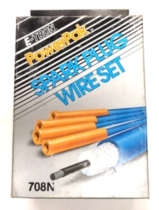 E-TRON 708N SPARK PLUG WIRE SET, Fits 1987 GM 5.0L 4bbl Carbureted, HO, Police - Foto 1 di 2