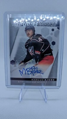 2022-23 SP Authentic Future Watch Auto Marcus Bjork Rookie #173 Columbus /999 - Image 1 of 2