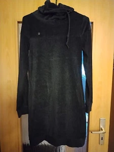 Gr. S Damen Pullover Kleid Ragwear Chloe Velvet Samt Schwarz  - Bild 1 von 2