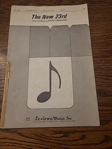 CS-362 The New 23rd Ralph Carmichael SATB Palabras y Partituras Billy Graham Película - Imagen 1 de 4