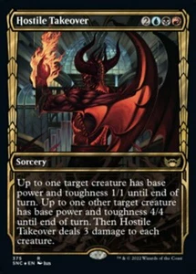 MTG HOSTILE TAKEOVER 375 FOIL EXC - GILDED ACQUISIZIONE OSTILE - SNC X EN - Imagen 1 de 1