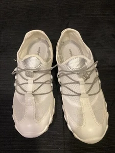 Comfortview Steph elastic lace sneaker -white - Picture 1 of 4