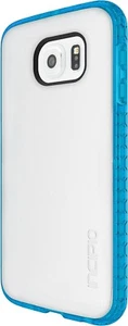 Incipio Co-Molded Impact Absorbing Case for Samsung S6 Edge, Frost/Neon Blue - Picture 1 of 10