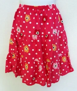 Gymboree Skirt Girls 5 Blooming Nautical Long Floral Lined Pink Modest - Picture 1 of 4