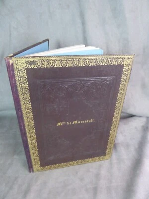 PAROLES ET MUSIQUE de FREDERIC BERAT. 1836. Album de Melle de MURSEAULT - Photo 1/4