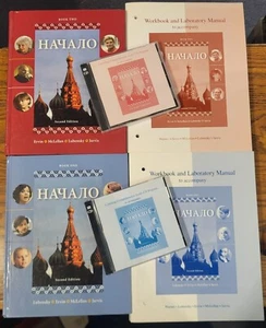 Nachalo, Second Edition, Volumes 1 and 2 with CDs.  Russian Language Course - Picture 1 of 1