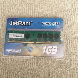 Jet Ram DDR2533- DIMM (128Mx64) 1 GB Memory for PCs - JM533QLJ-1G 240P New - Picture 1 of 7