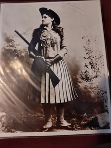 Old West 8x10 prints Annie Oakley Buffalo Bill Billy the kid wild west - Picture 1 of 6