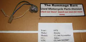 HEADLIGHT WIRE PIGTAIL ----- 1975 HONDA CL360 Scrambler - Bild 1 von 1