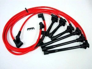 VMS FORD PROBE GT V6 MOTOR 2.5 10.2MM CARRERAS ENCENDIDO BUJÍA CABLE JUEGO ROJO - Imagen 1 de 1