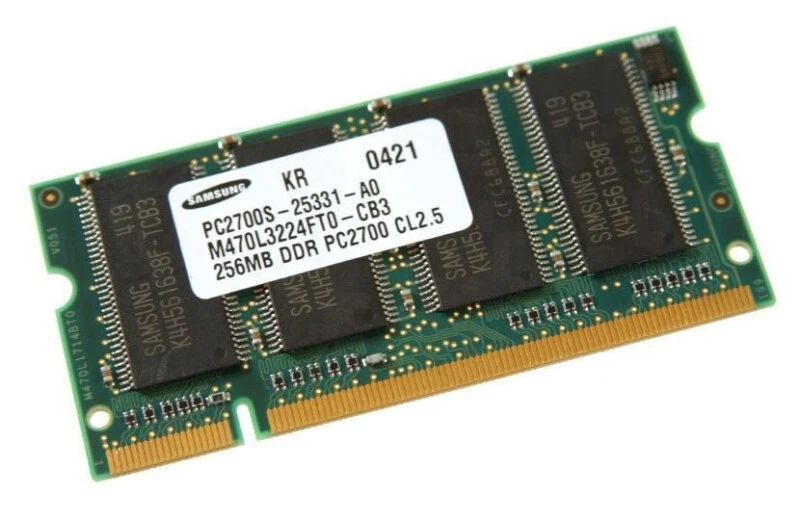 M470L3224FT0-CB3 - 256MB Memory Module (Sodimm, 200-PIN PC2700)  - Image 1 of 1