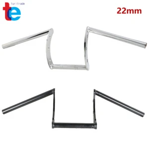 22mm 7/8" Motorcycle Z Bars Handlebar Handlebars For Sportster Custom Chopper - Picture 1 of 15