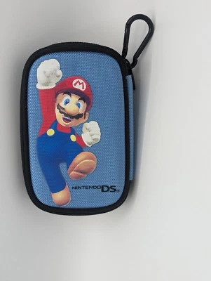 Estuche de Transporte Nintendo DS Lite Super Mario Bros Azul - Usado y Limpio Foto 1 de 4