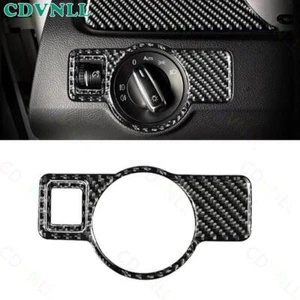For Volkswagen CC 2012-17 Real Carbon Fiber Headlight Switch Control Cover Trim - Picture 1 of 6