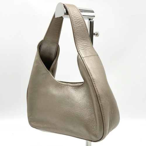 Prada Hobo Borsa a Mano Beige Pelle 113 Y2K Borsa Archivio Autentica