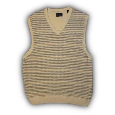 3 D 纹理 Haggar 奶油毛衣 — 第 1/4 张图片