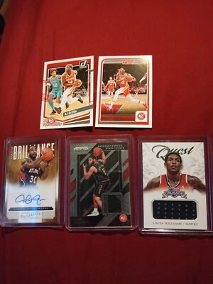 HAWKS LOU WILLIAMS CRUSADE QUEST & OMARI SPELLMAN RELICS DAHNTAY JONES AUTO /199 - Image 1 of 4