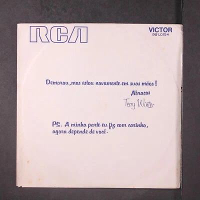 TERRY WINTER: station RCA 7" Single 33 RPM Brazil Foto 1 de 4