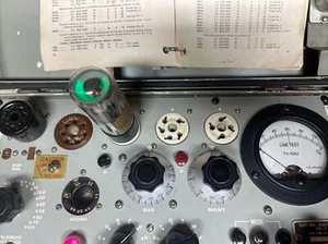 1 Silvertone  6E5 Magic Eye Vacuum Tube Tested Bright On TV 7 - Picture 1 of 4