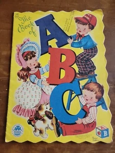The Book Of ABC, Vivian Robbins Art, Vintage 1948 Merrill Linen Childrens Book - Picture 1 of 6