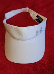 Under Armour Women's Launch Sun Visor White Adjustable Strap - Picture 1 of 4