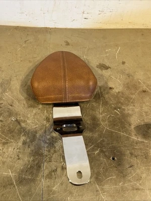 X3 Driver Backrest Support Desert Tan Pad Fit For Indian Scout 2015-2023 - Image 1 of 4