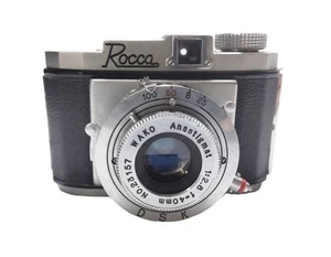 Compact Vintage Film Camera Rocca Model Point-and-Shoot Used with Wear - Picture 1 of 10