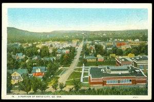 ANSICHT DER RAPID CITY SOUTH DAKOTA POSTKARTE - Bild 1 von 1