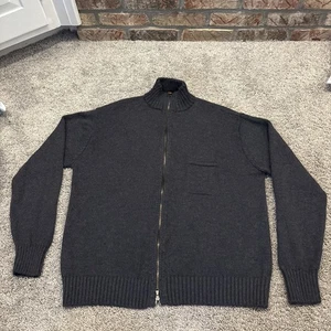 Inis Meain Sweater Mens XL Baby Alpaca Wool Silk Blend 1/4 Pullover Made Ireland - Picture 1 of 8