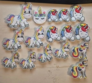 Unicorn inspired  Felties QTY. 16 - Picture 1 of 1