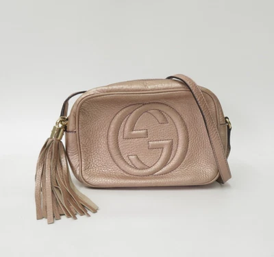 Authentic GUCCI Soho Leather Shoulder  Bag Japan Exclusive I#47364 - Image 1 of 4